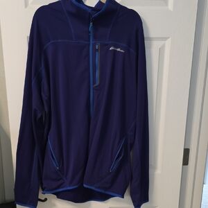Eddie Bauer Royal Blue Half-Zip Jacket